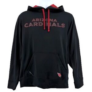 Arizona Cardinals Nike NFL On Field  Men's S Therma-FIT Hoodie Black Red Logo